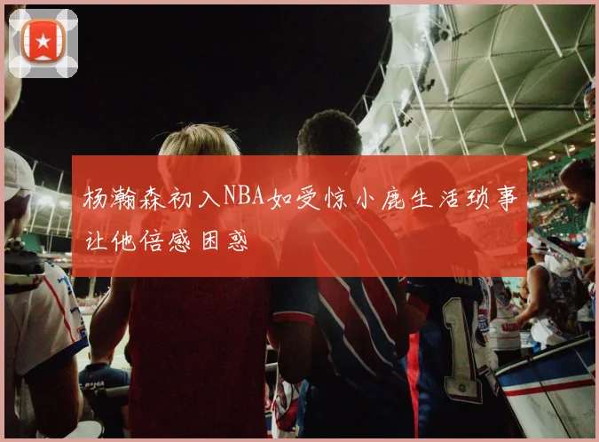 杨瀚森初入NBA如受惊小鹿生活琐事让他倍感困惑